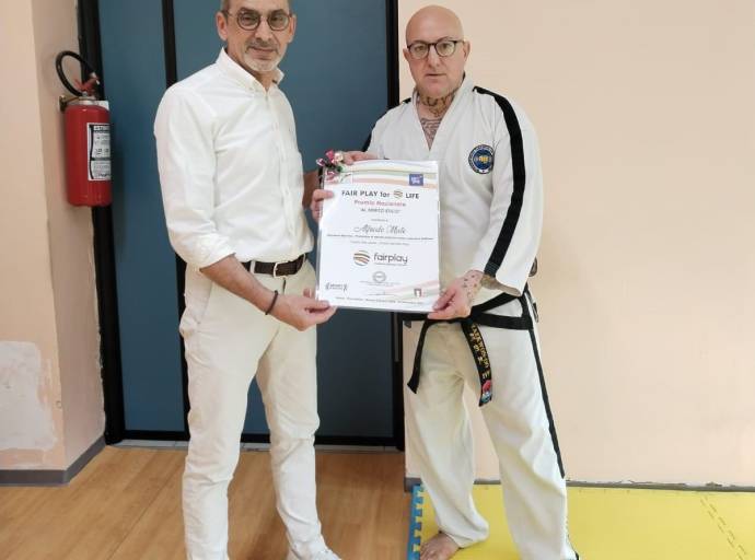 Alfredo Mulè premiato per l’impegno contro bullismo e violenza: “Lo sport deve essere inclusivo e sicuro”