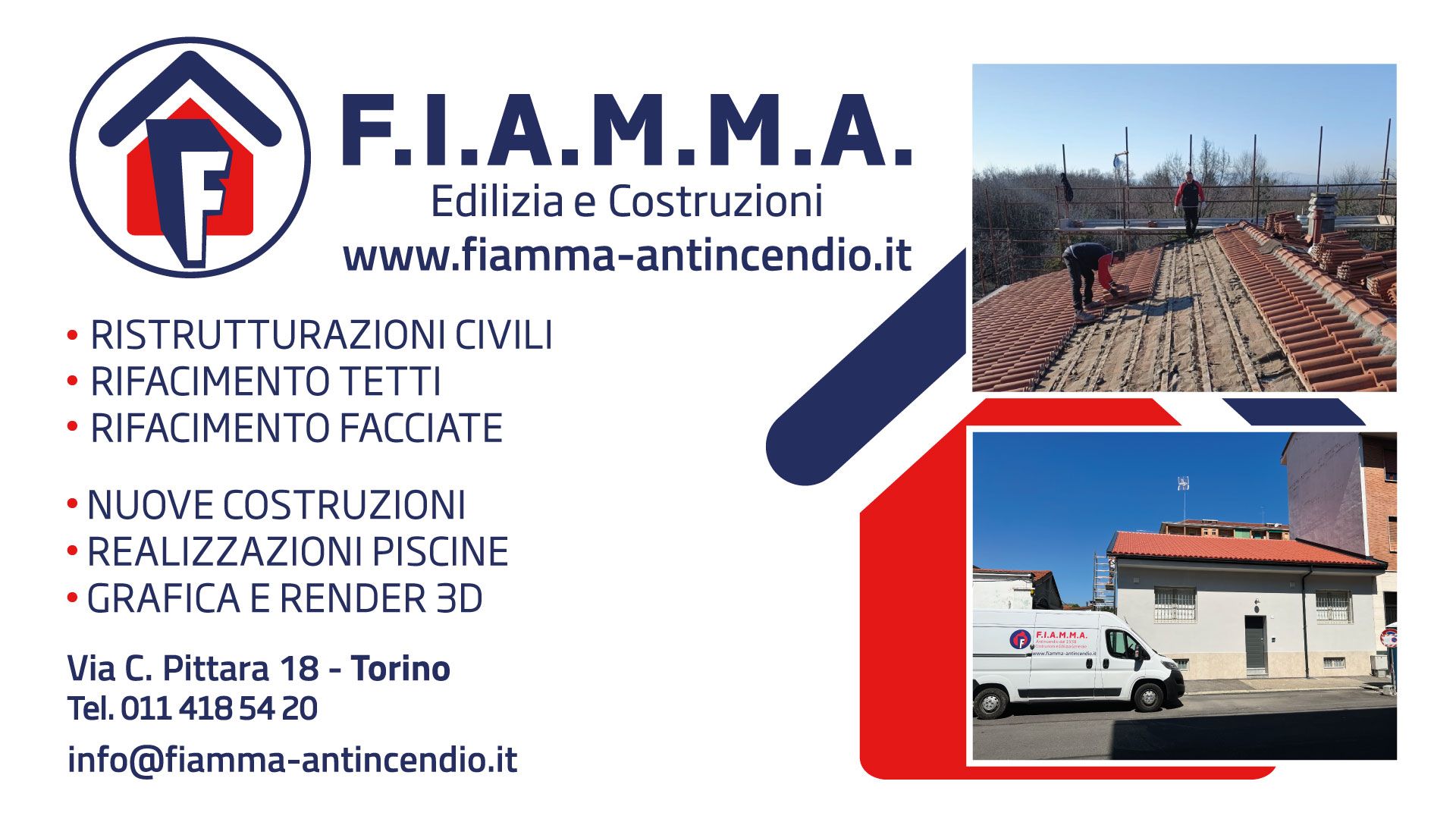 fiamma pubblicità Edilizia Orizzontale